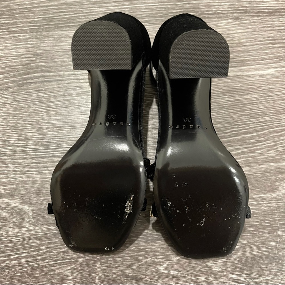 Sandro Crystal Embellishments Sandals - Picture 6 of 7